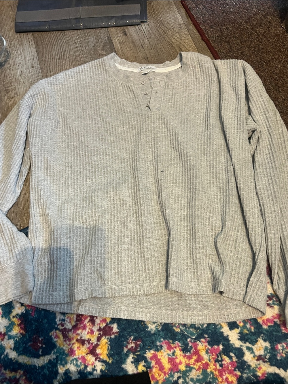 PJ salvage pajama top size L